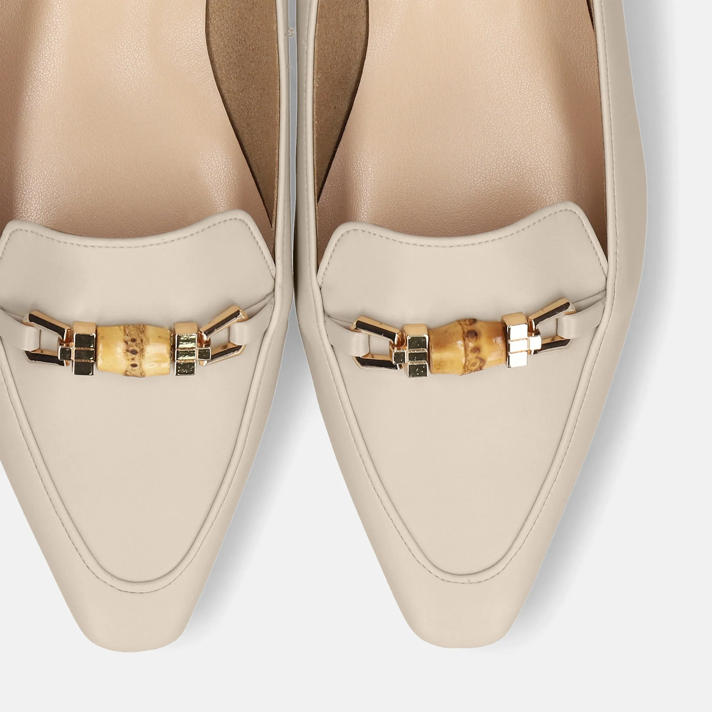 25%OFF: 2024SS: Bamboo Bit Loafers (m18003) Ivory