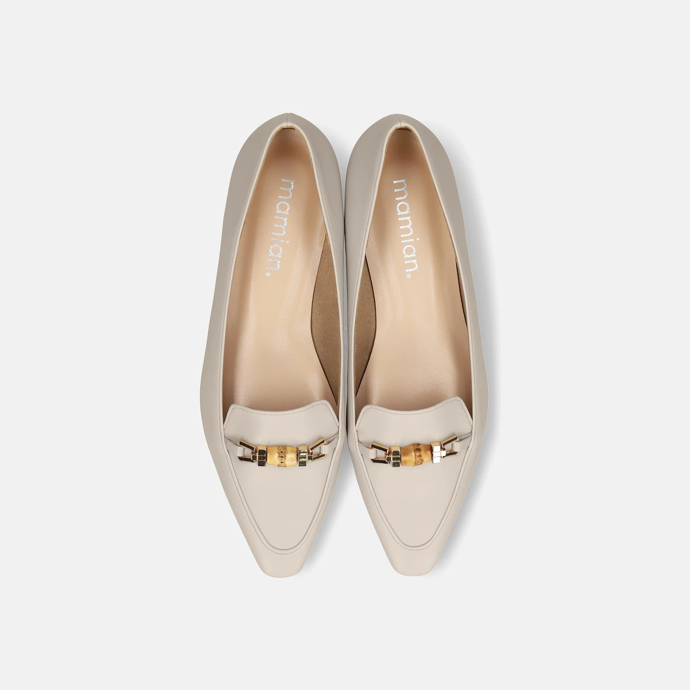 25%OFF: 2024SS: Bamboo Bit Loafers (m18003) Ivory