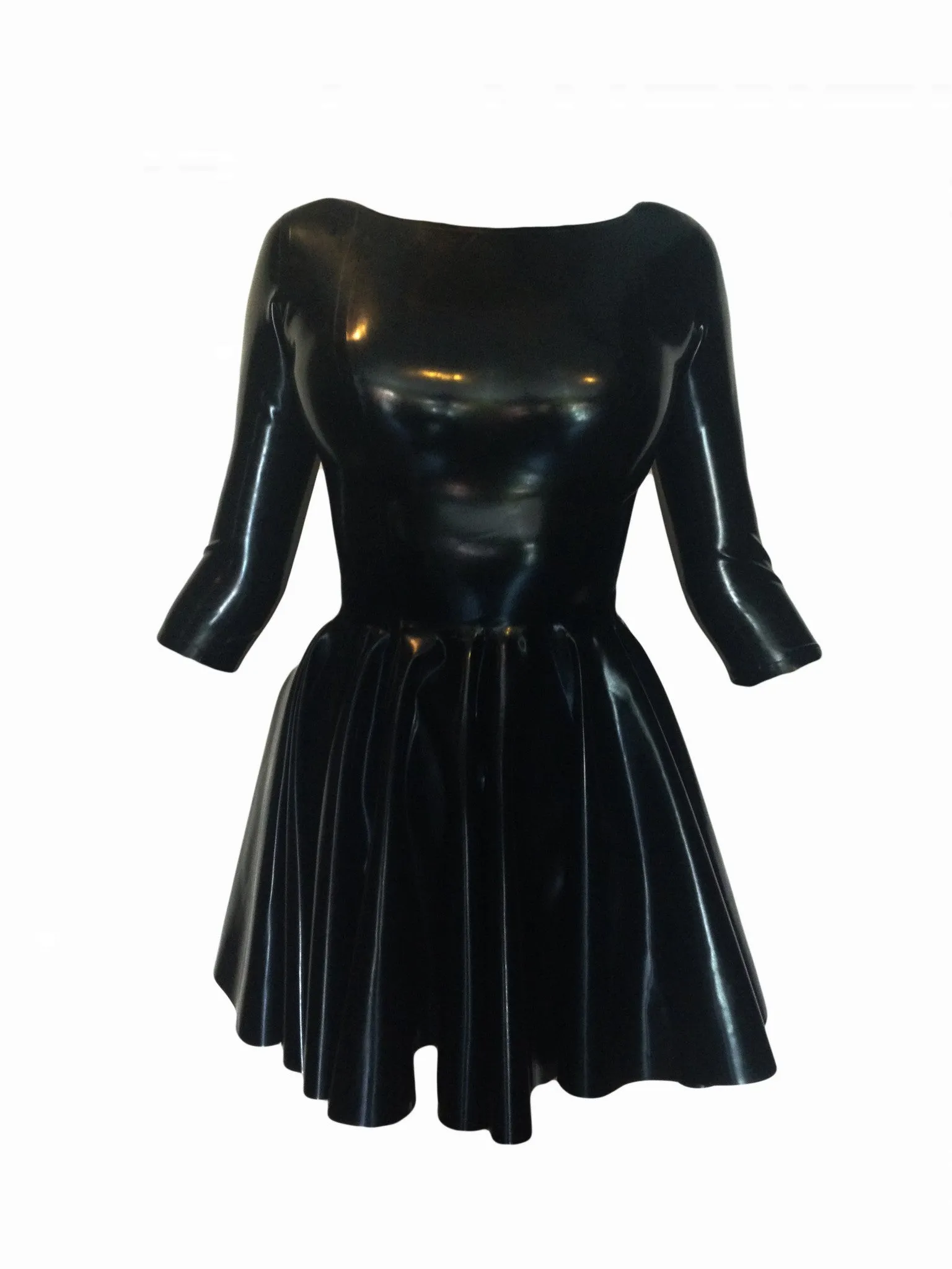 3/4 sleeve skater dress