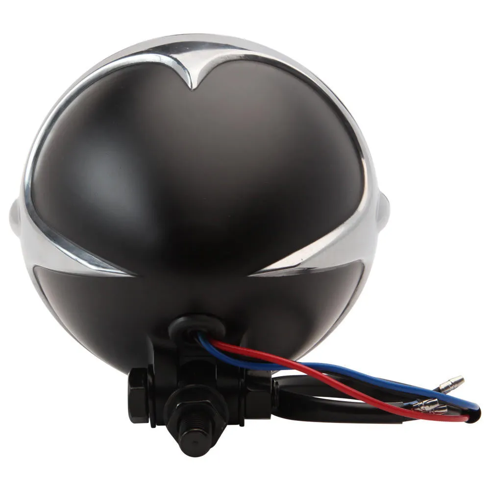 5" Grille Headlight - Black and Polished