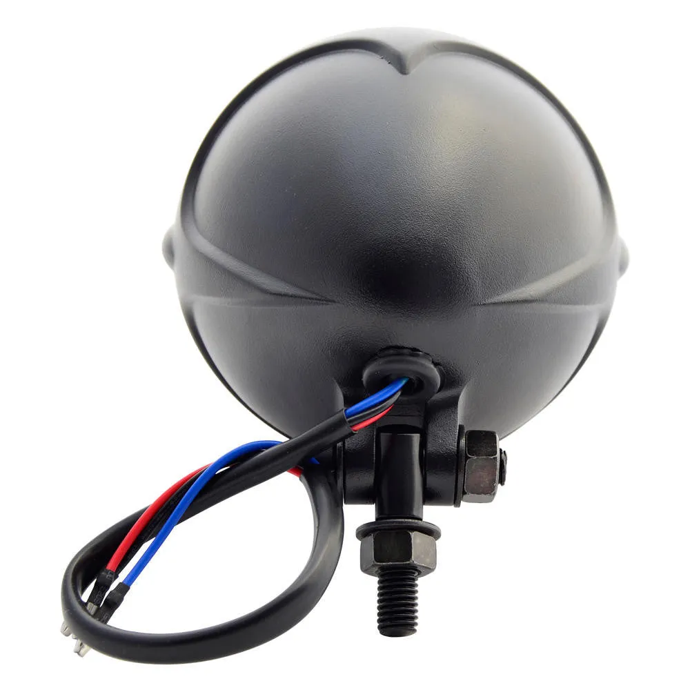 5" Grille Motorcycle Headlight - Black