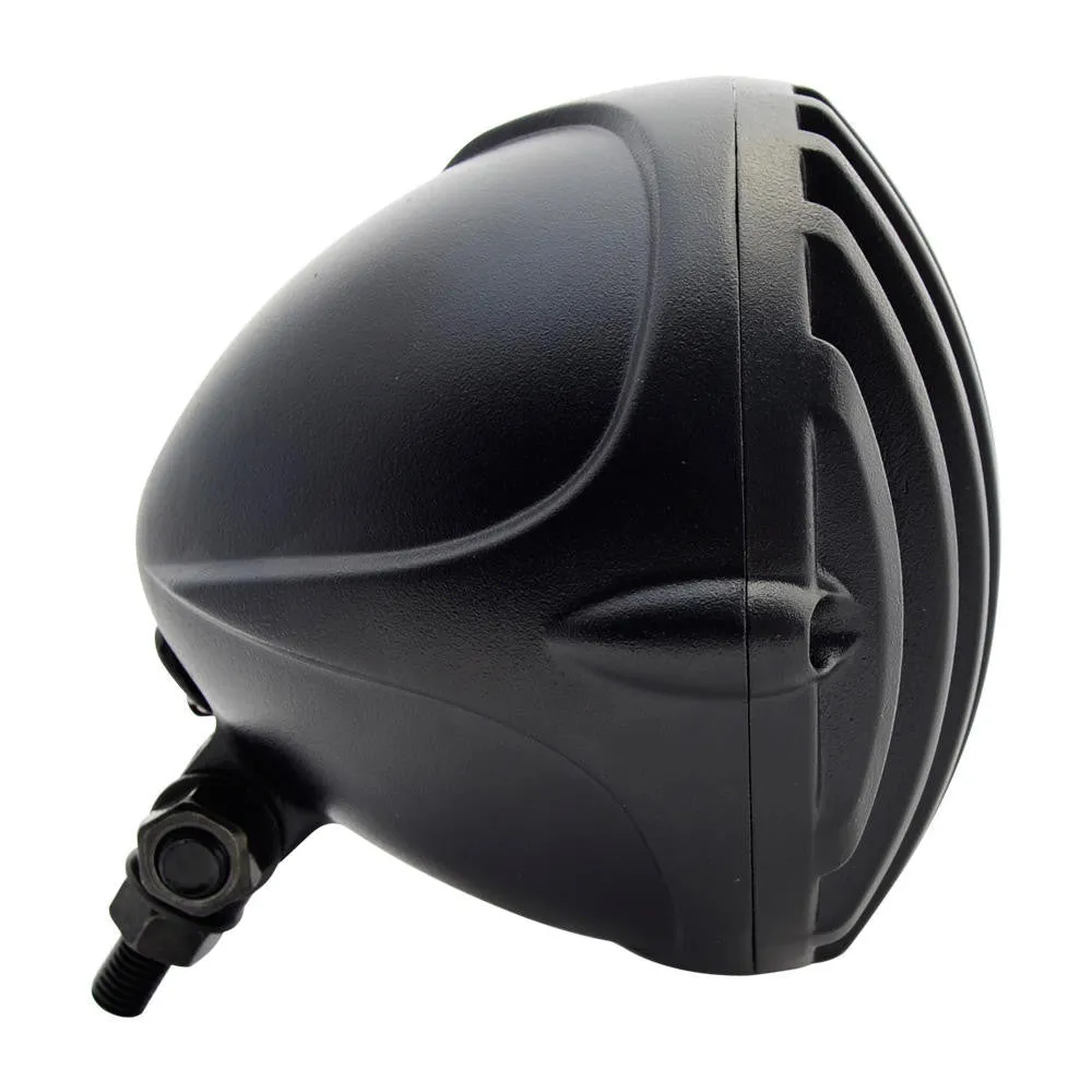 5" Grille Motorcycle Headlight - Black