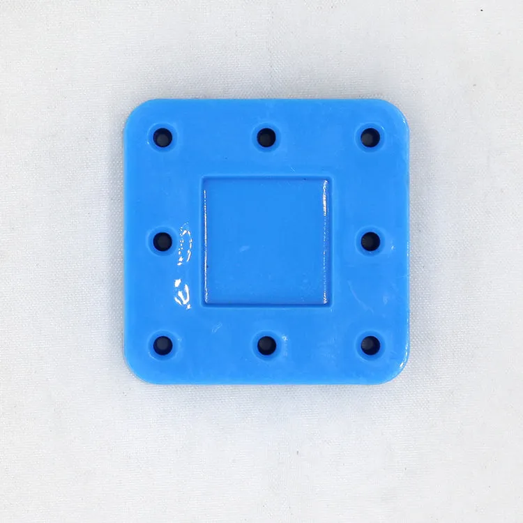 8 Holes Bur Block - Magnetic & Autoclavable, 996409 - Blue