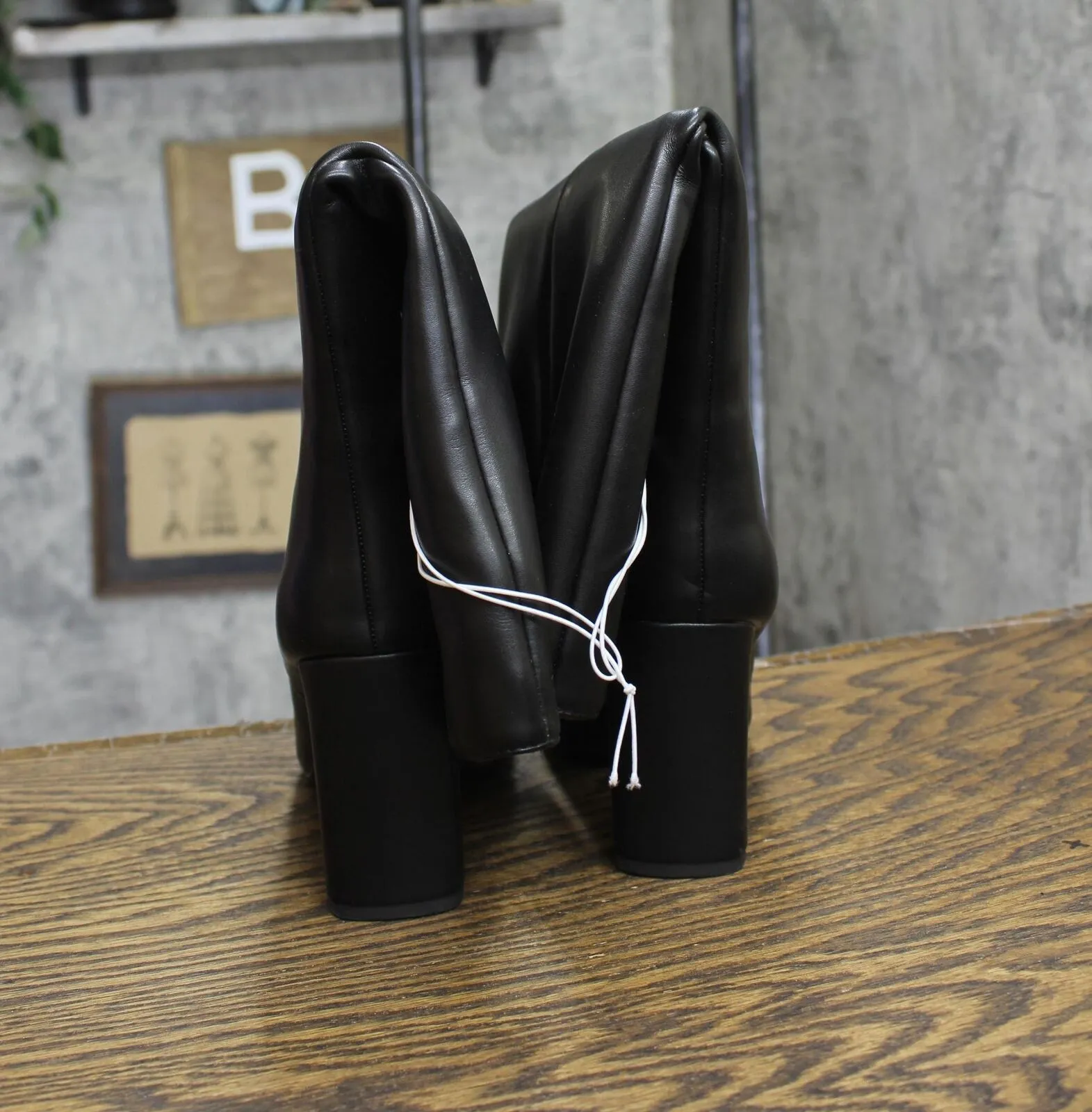 A New Day Womens Livia Stovepipe Tall Boots 90975042 Black 7M