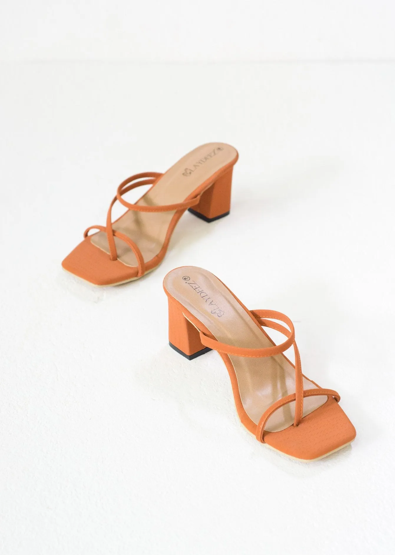 Amanda Square Toe Strappy Heels