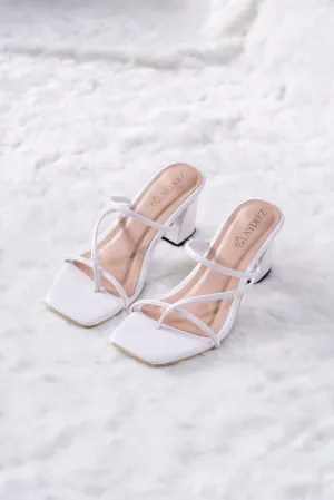 Amanda Square Toe Strappy Heels
