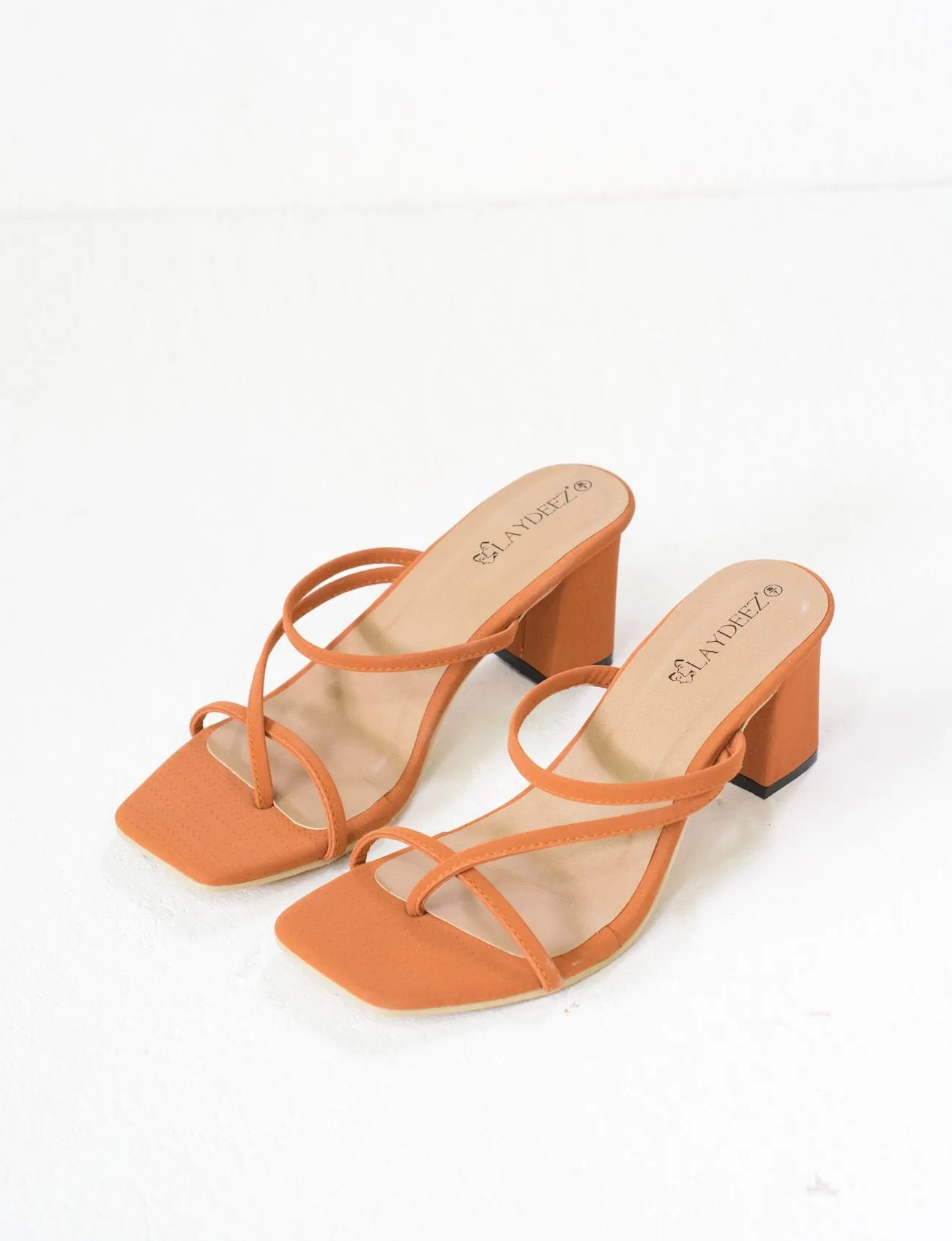 Amanda Square Toe Strappy Heels