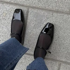 BAILATIRA FLASH BLACK (Square-Toe)