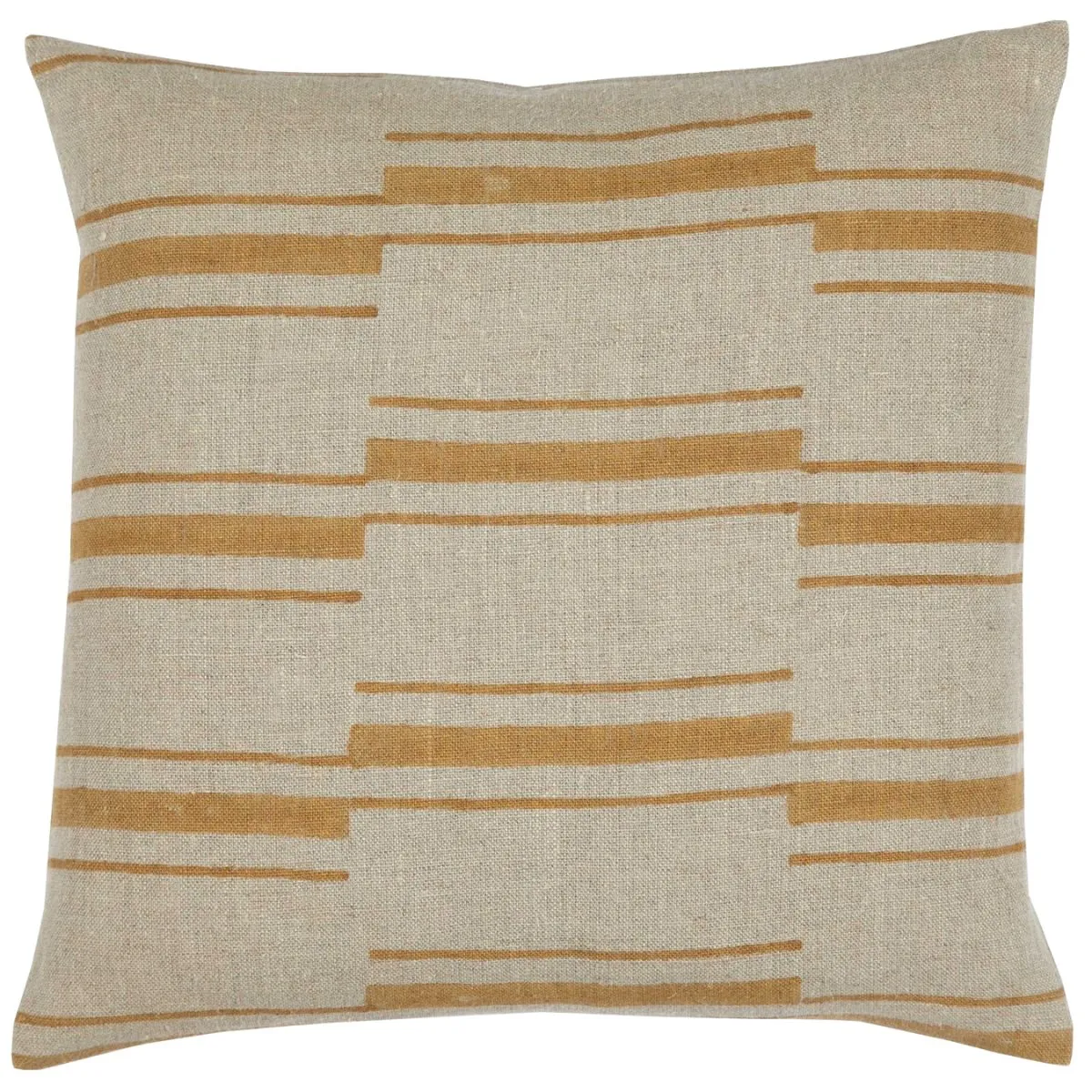 Beni Stripe Printed Linen Pillow