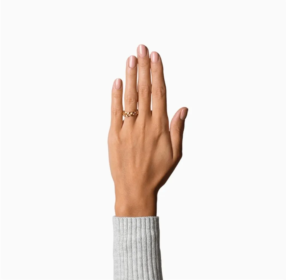 Big Braided Ring - Guld