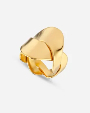 Big Wavy Ring - Gold