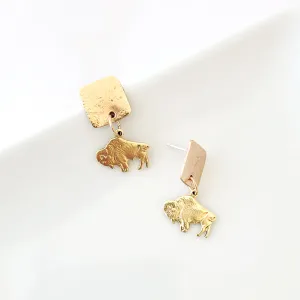 Bison on the Block - Earrings