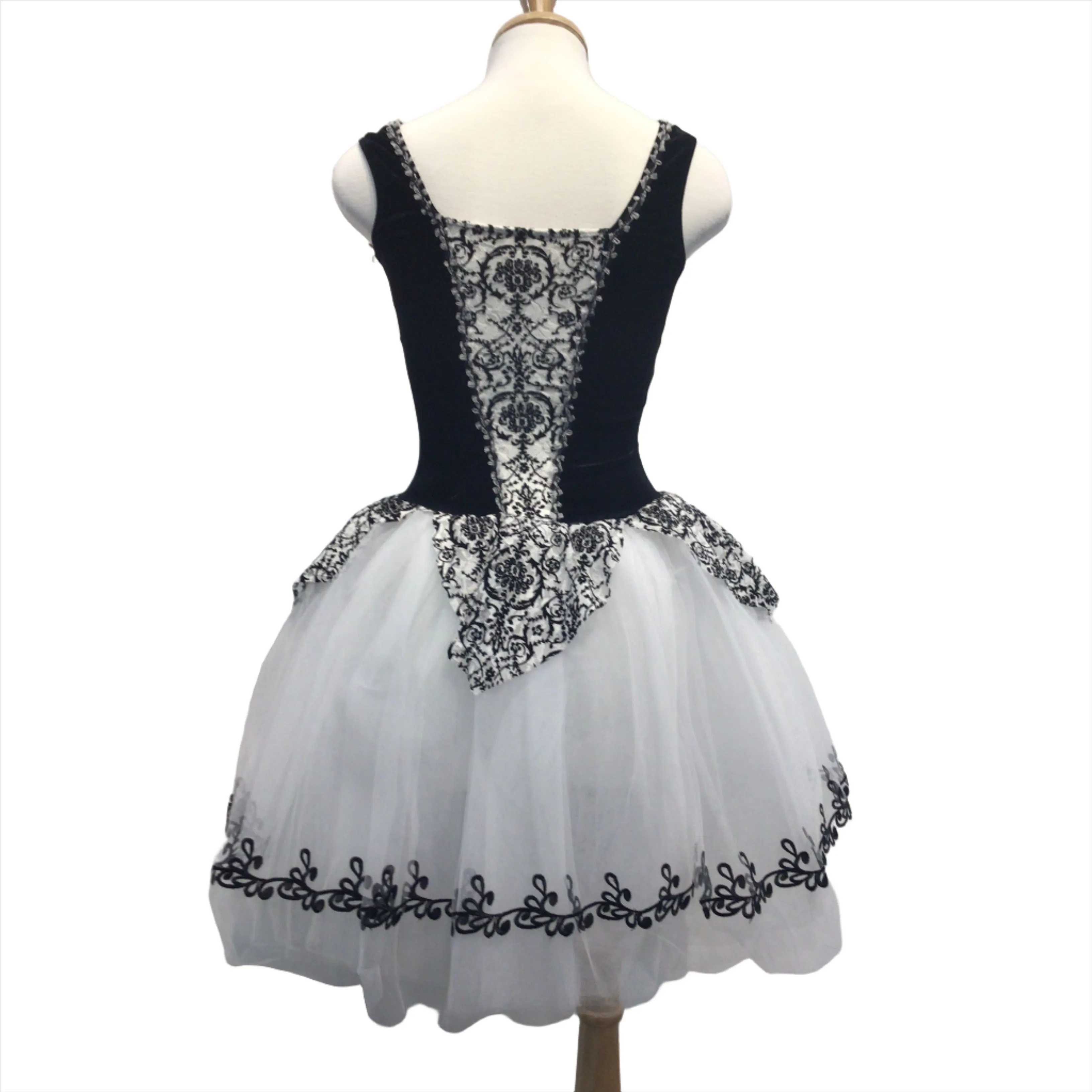 Black and White Romantic Tutu
