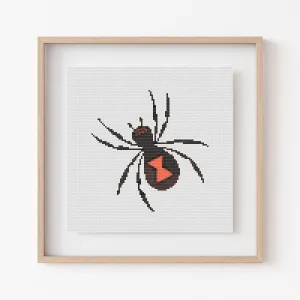 Black Widow Cross Stitch Pattern #1404