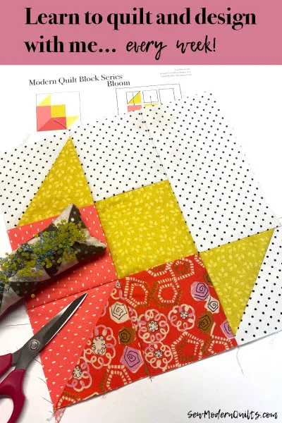 Bloom Quilt Block Pattern
