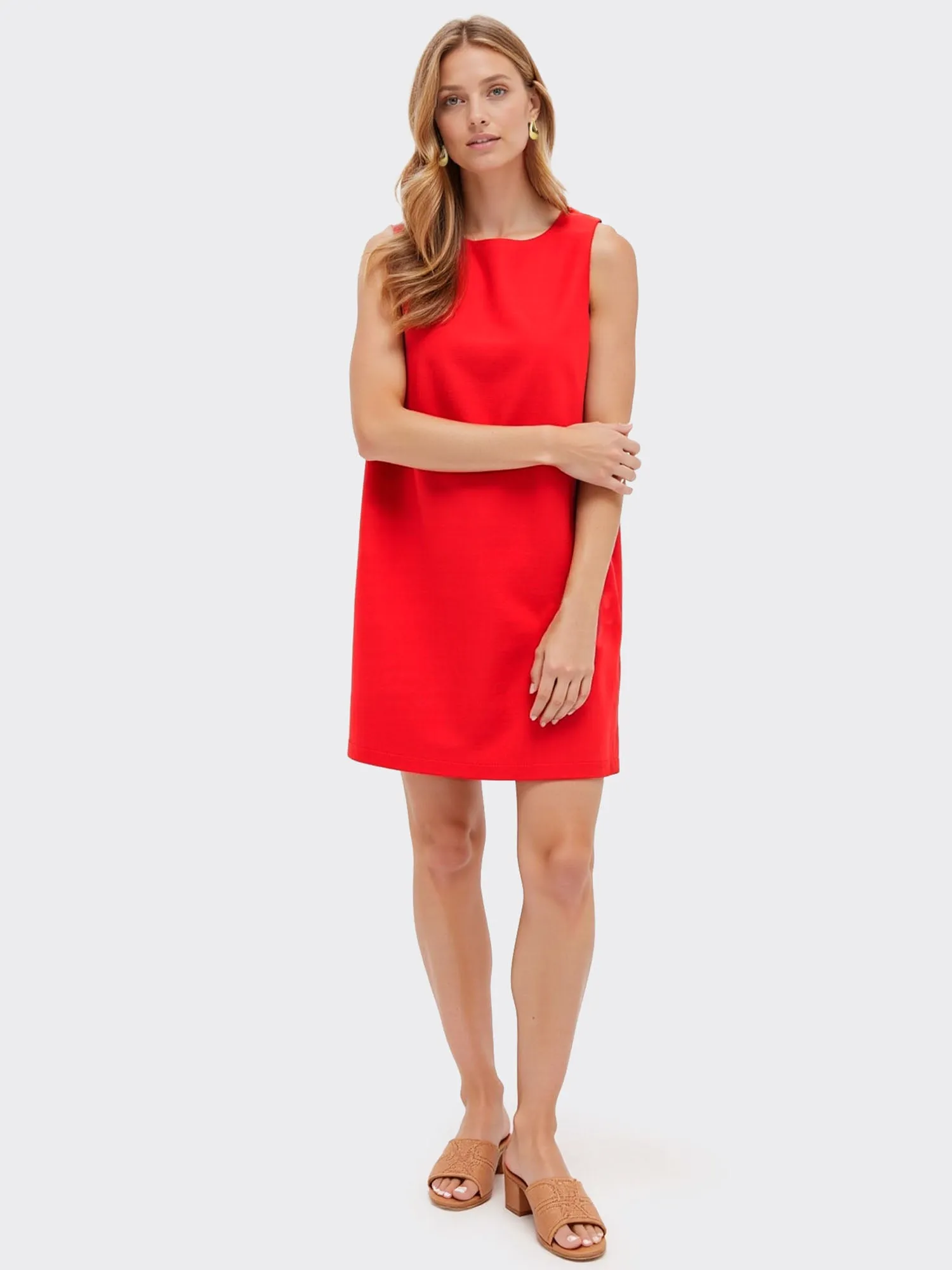 Bow Back Shift Mini Dress