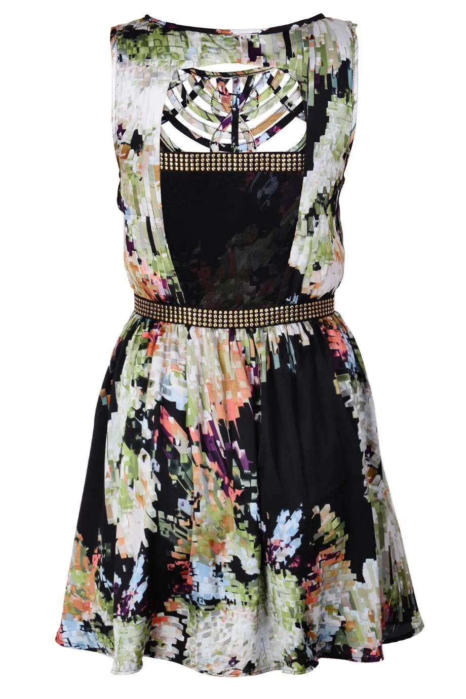 C BLOCK BEATRICE Cocktail Print Dress