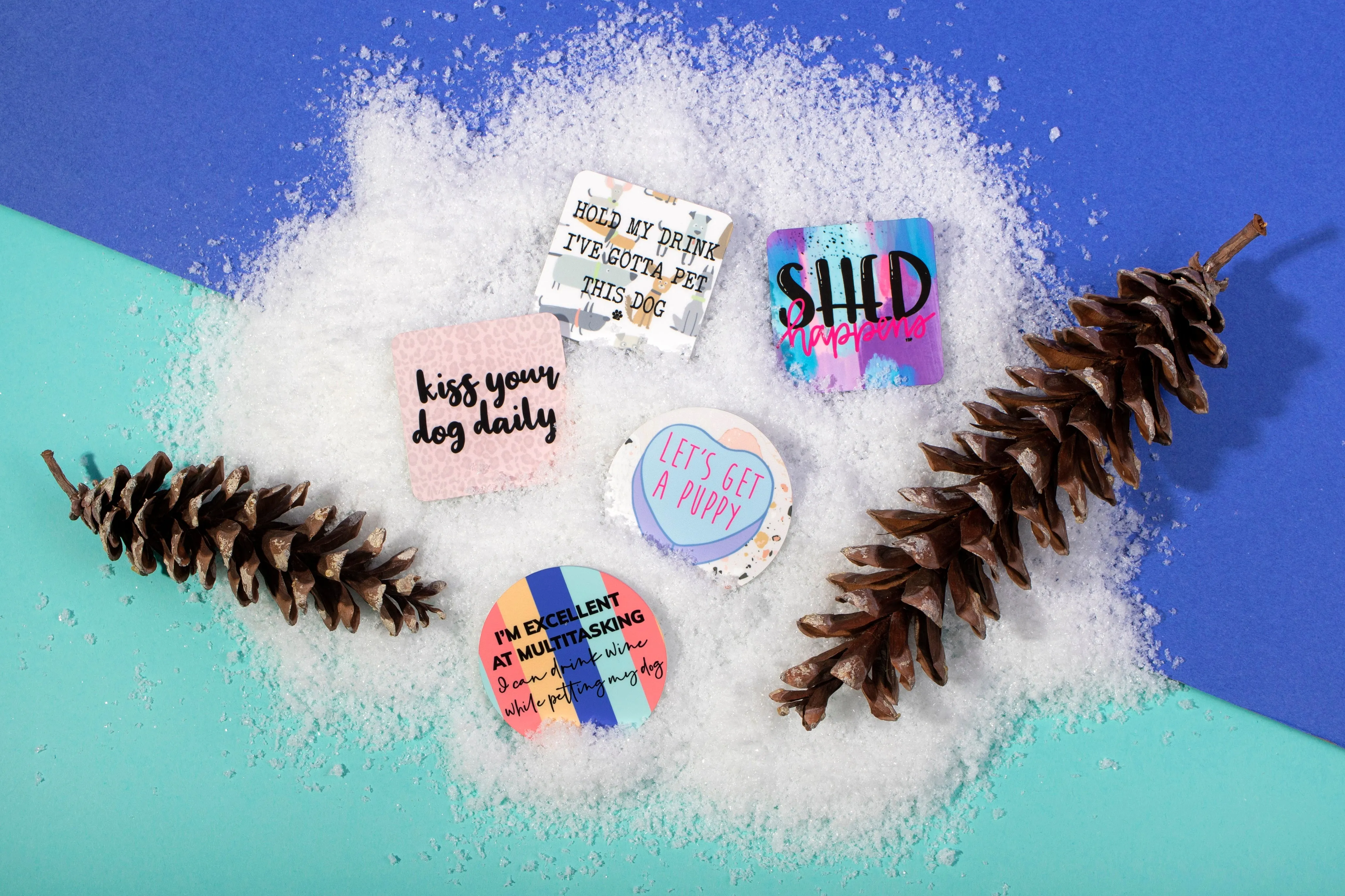 Canine Confetti Magnet (WS)