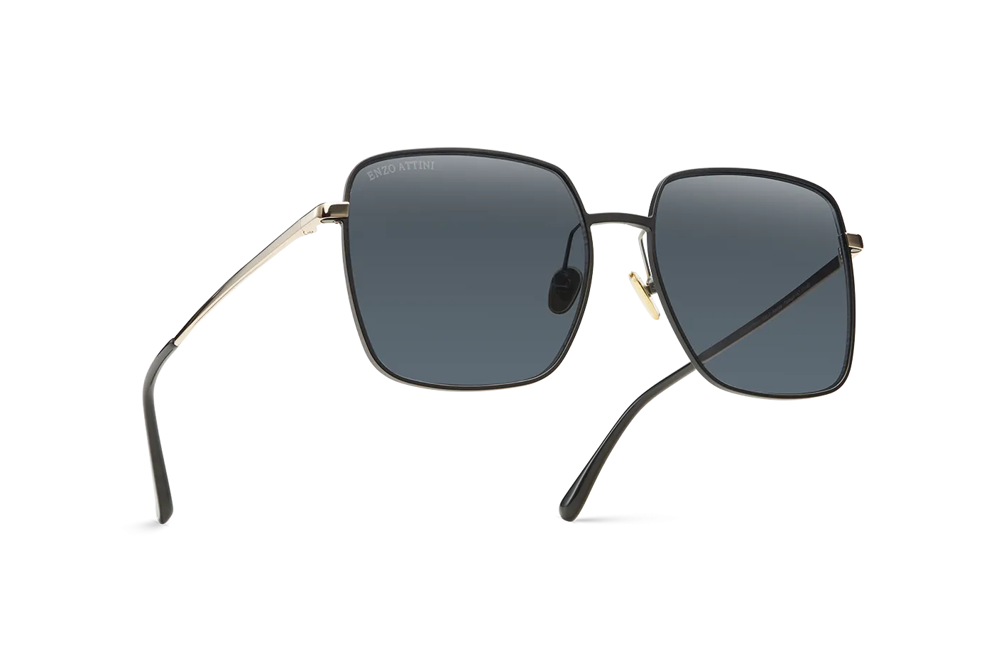 Charles Bridge / Black & Gold Color   Dark Black Lens