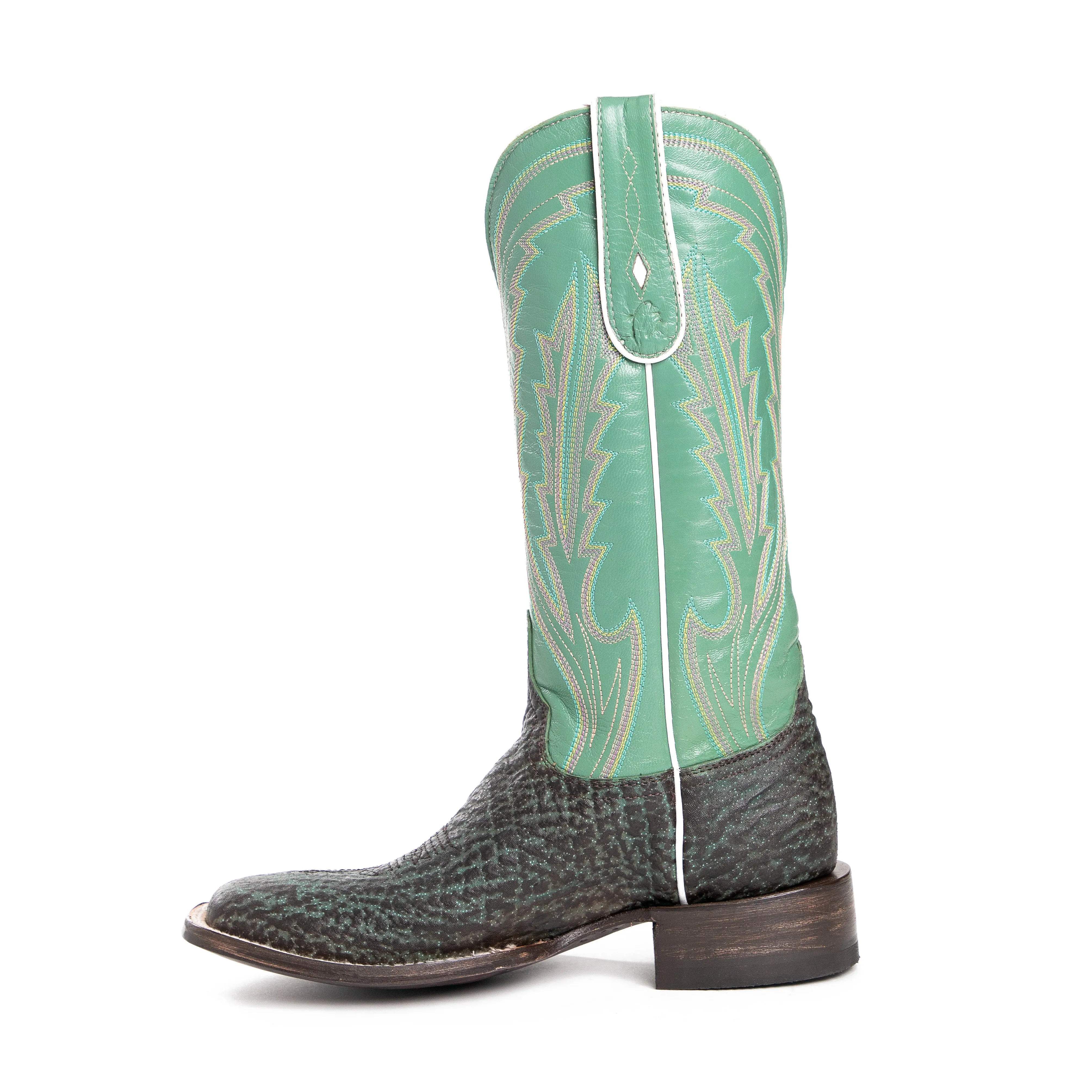 Cheyenne - Square Toe - Turquoise