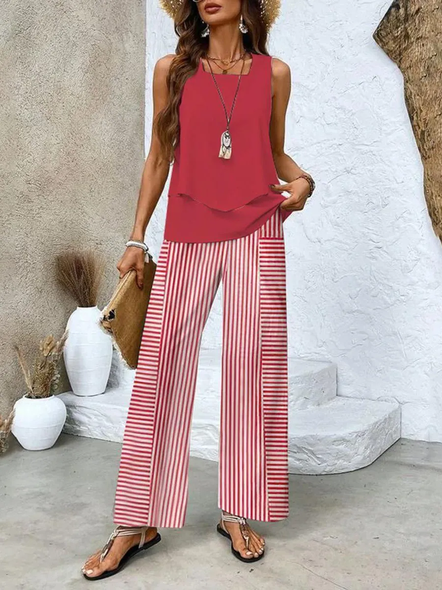 Chic Two-Piece Set: Breezy Style