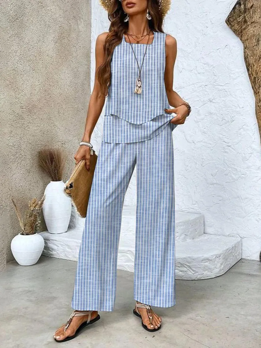 Chic Two-Piece Set: Breezy Style