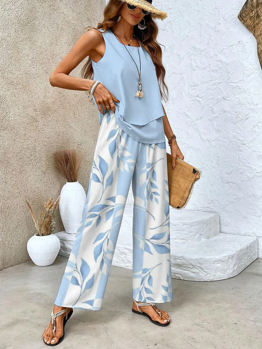 Chic Two-Piece Set: Breezy Style