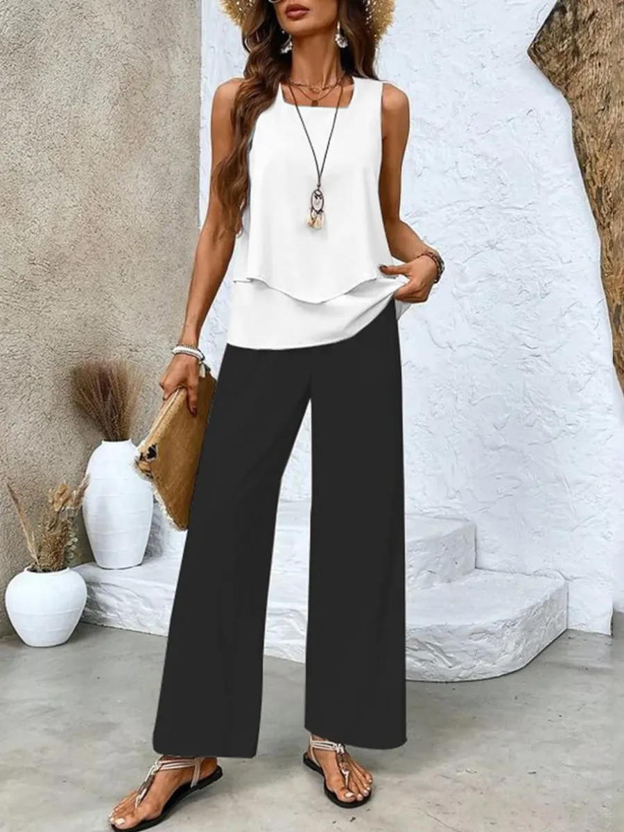Chic Two-Piece Set: Breezy Style