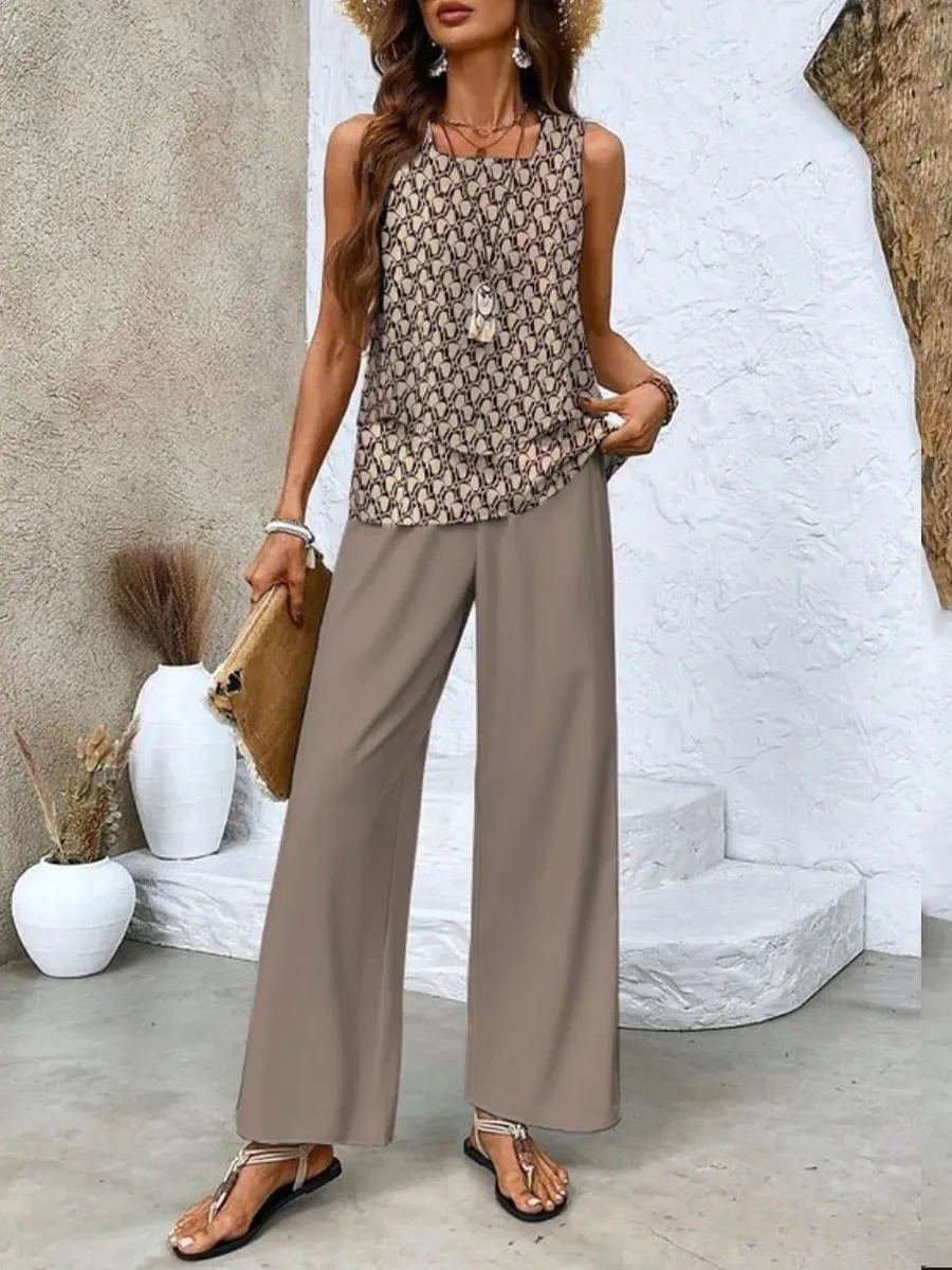 Chic Two-Piece Set: Breezy Style