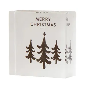 CHRISTMAS THEMED LUCITE BLOCK