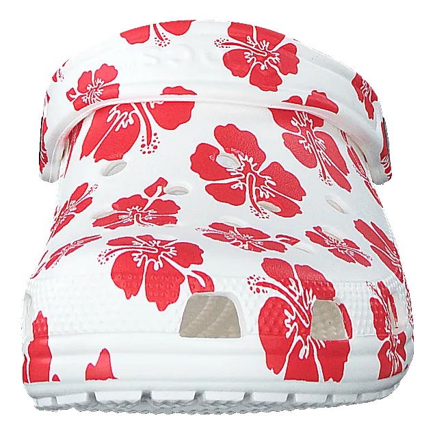 Classic Retro Resort Clog White/flame