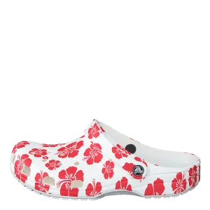 Classic Retro Resort Clog White/flame