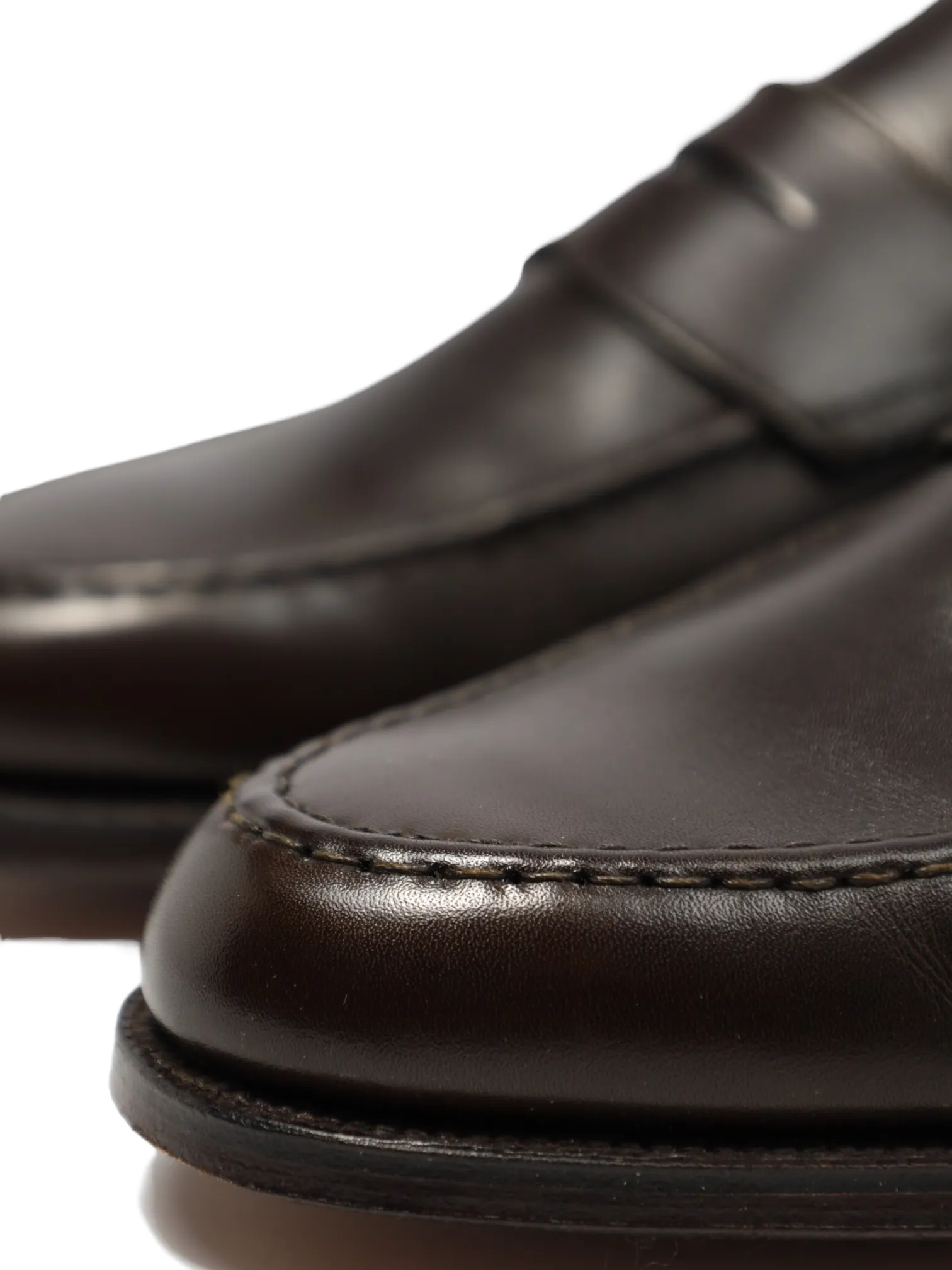 Crockett & Jones Chocolate Brown Harvard Penny Loafer