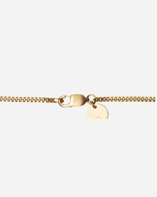 Curb Chain 55 cm - Gold Plated