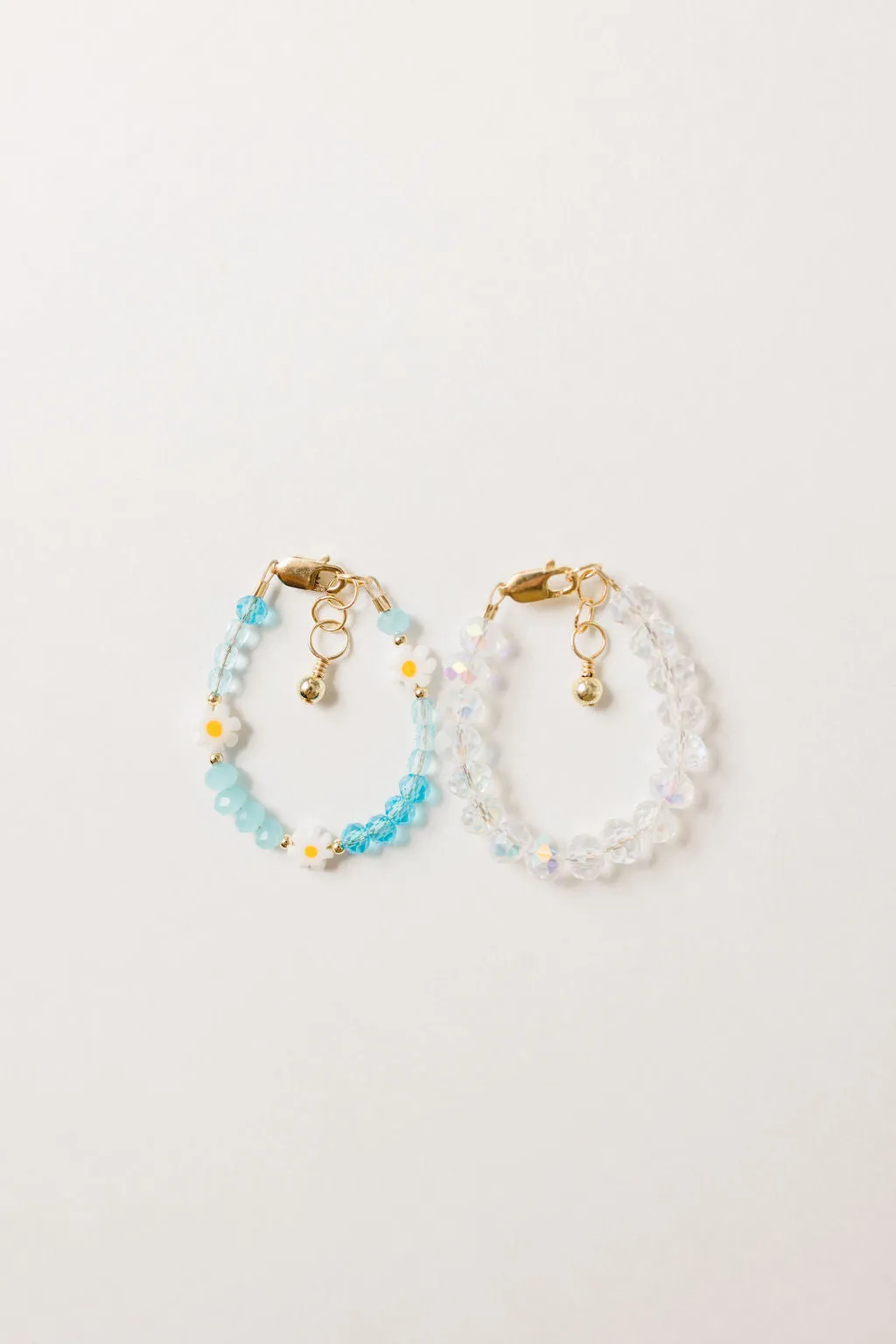 Daisy May Mom   Mini Bracelet Set (Blue) (2MM   4MM Beads)