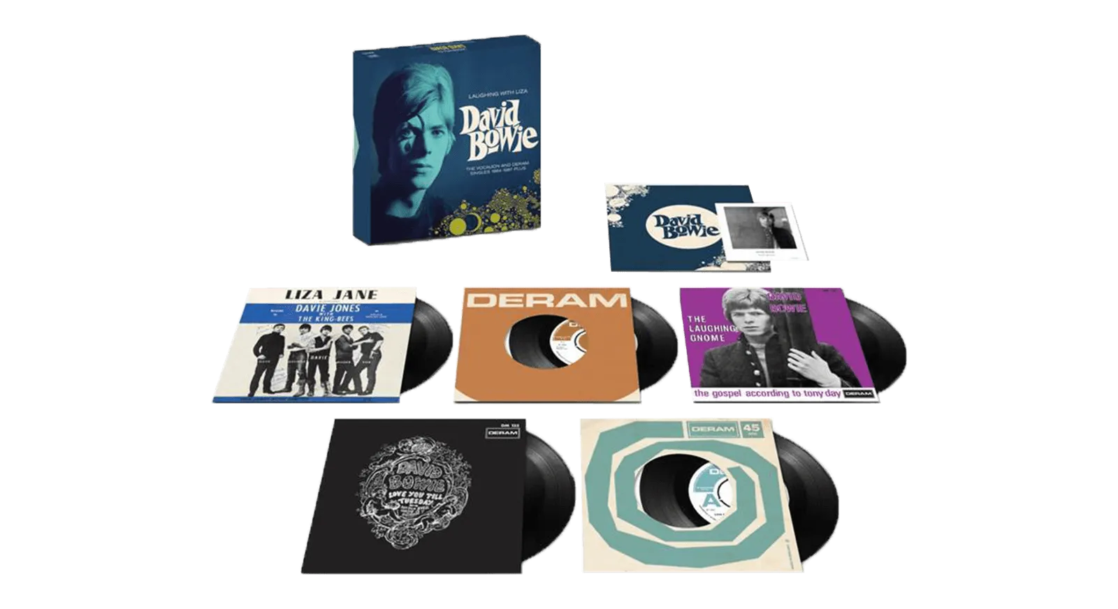 David Bowie : 7" - Laughing with Liza - Re-issue (7" x5 boxset)