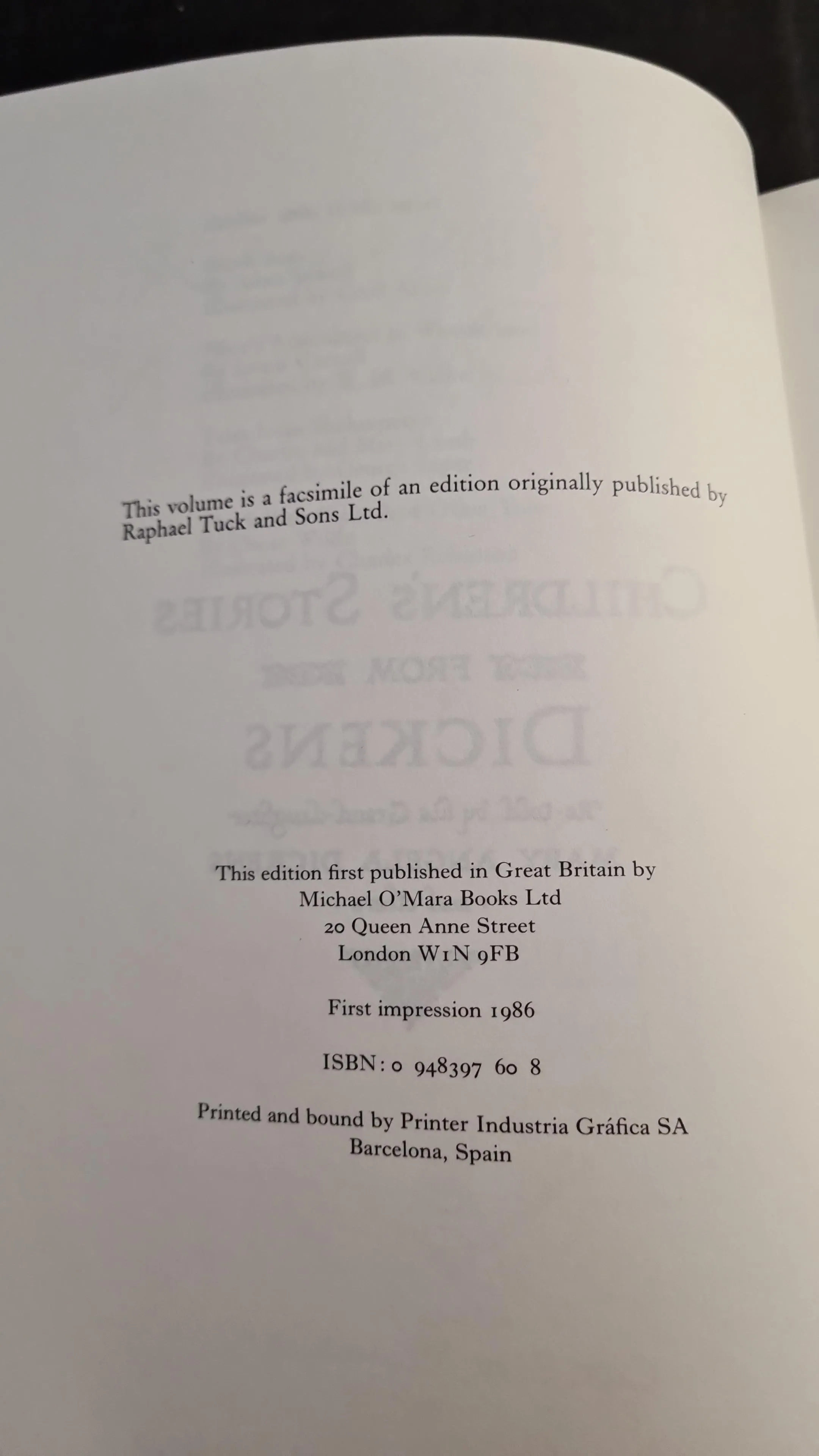 Dickens, Shakespeare, Alice's Adventures, Black Beauty, Oscar Wilde, Michael O'Mara,1986