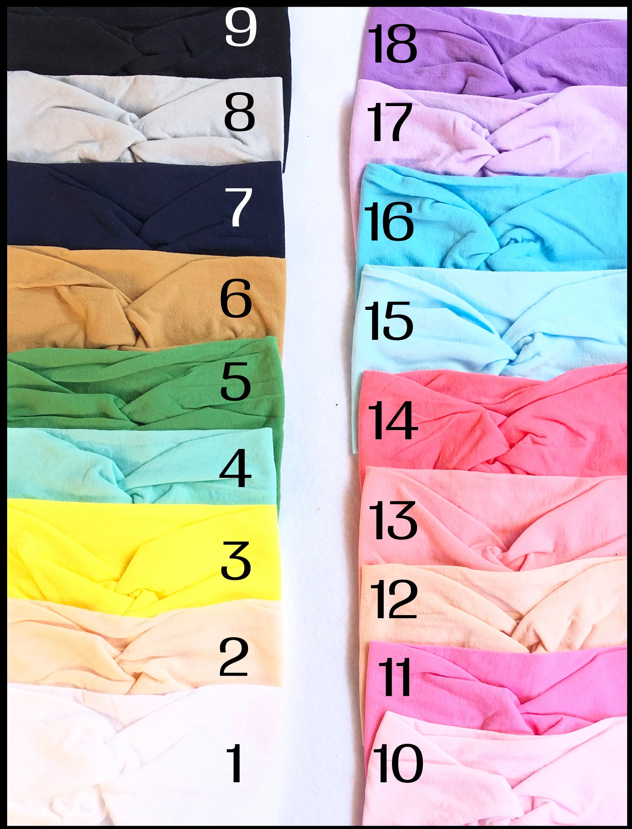 ⋅ DIY Headbands ⋅ 18 Colours!