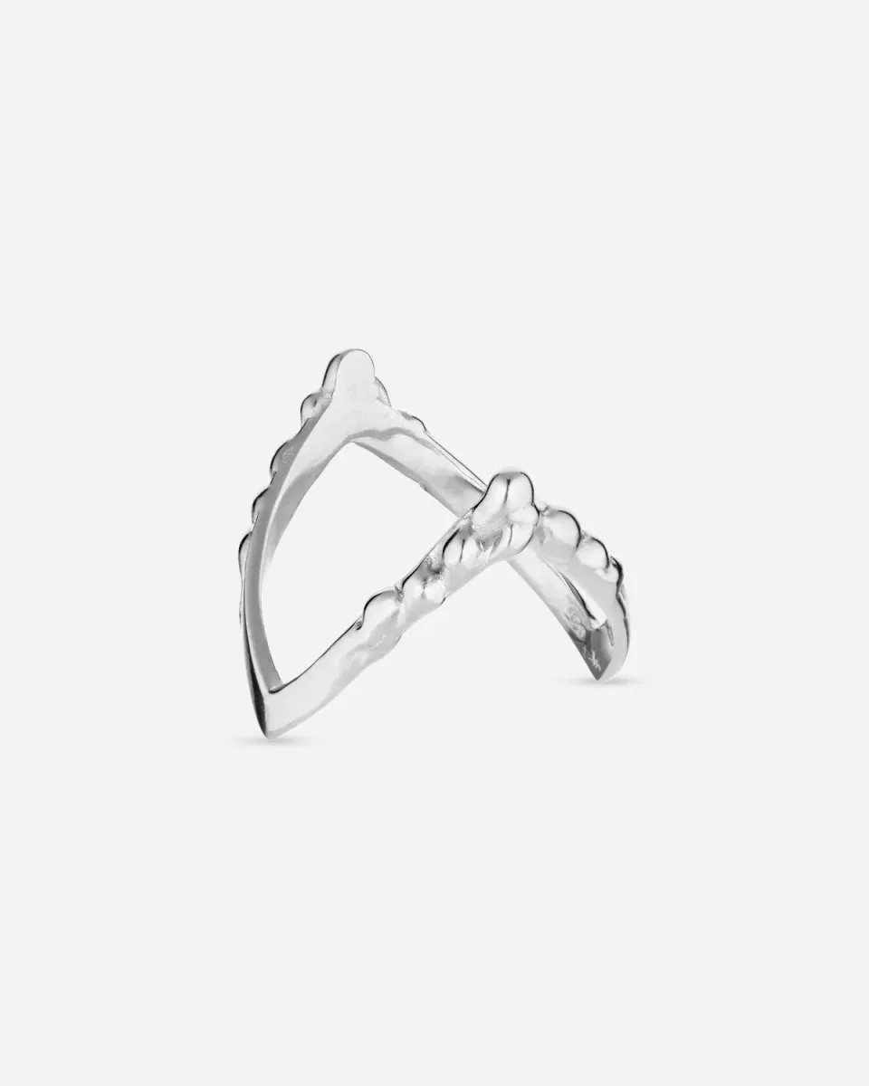 Drippy V-Ring - Silver