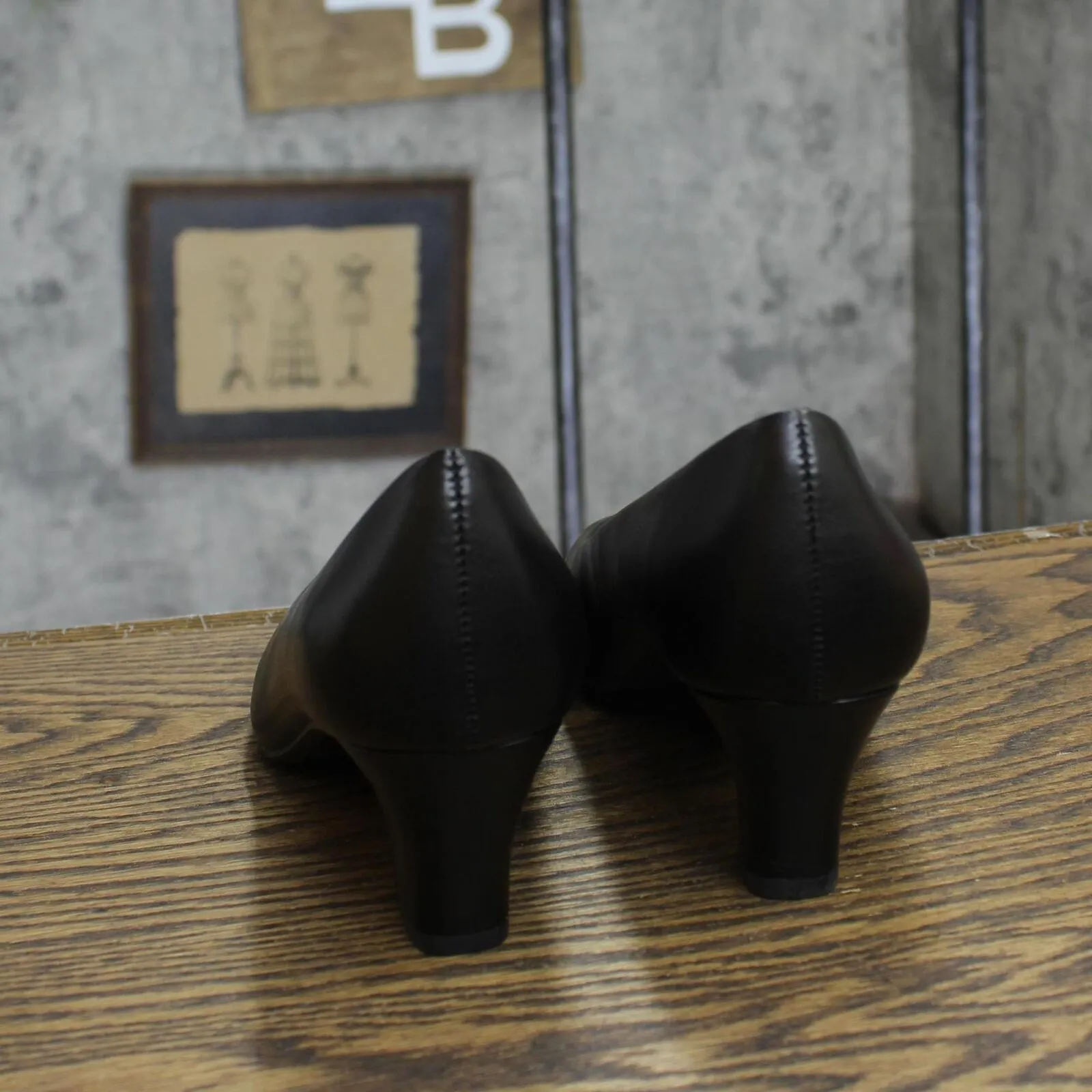 Easy Street Women's Ballari Block Heels Pump 31-8021BLACKW Black 8.5W