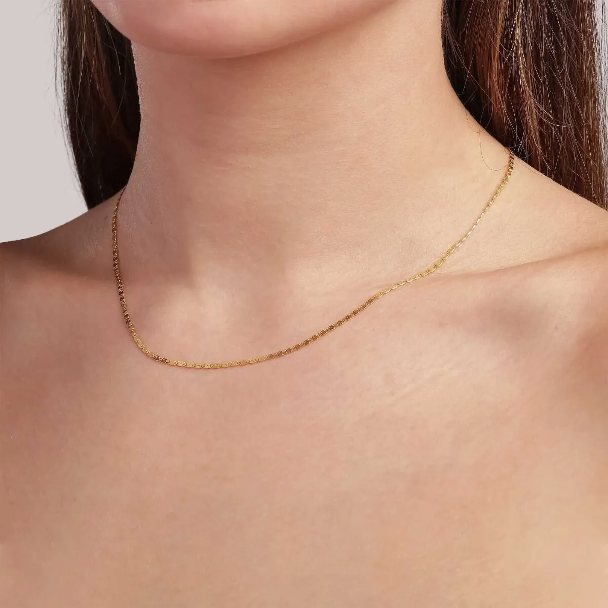 Envision S-Chain Necklace - Guld