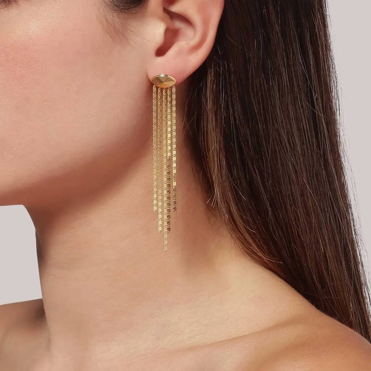Envision S-Chain Stud - Guld