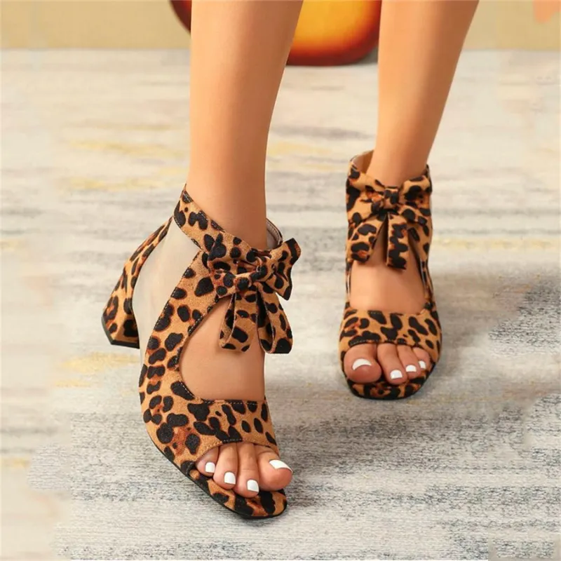 Ezra™ | Orthopedic Block Heels with Bow