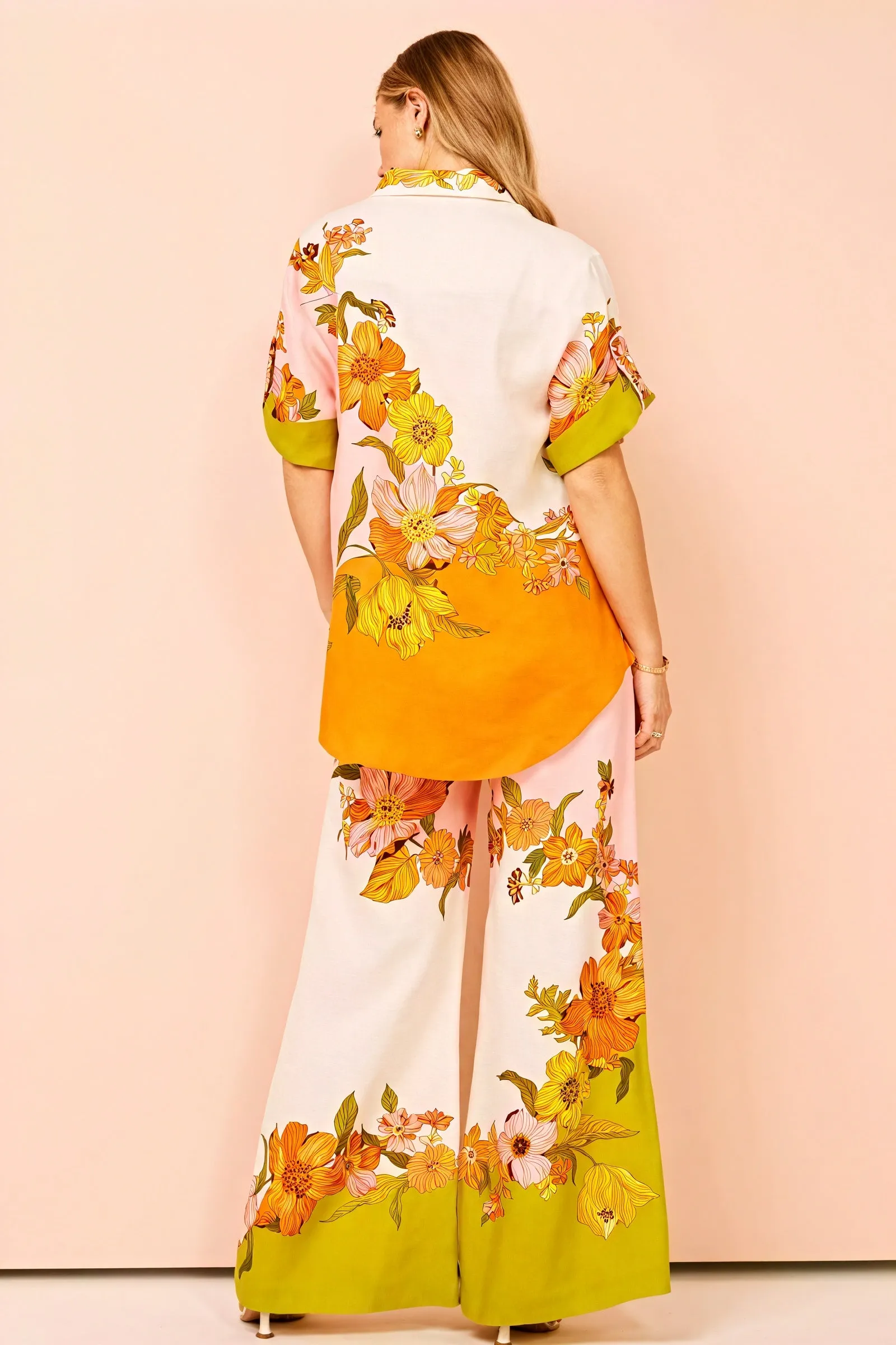 Floral Print Two-Piece Suit: Vacation Ready