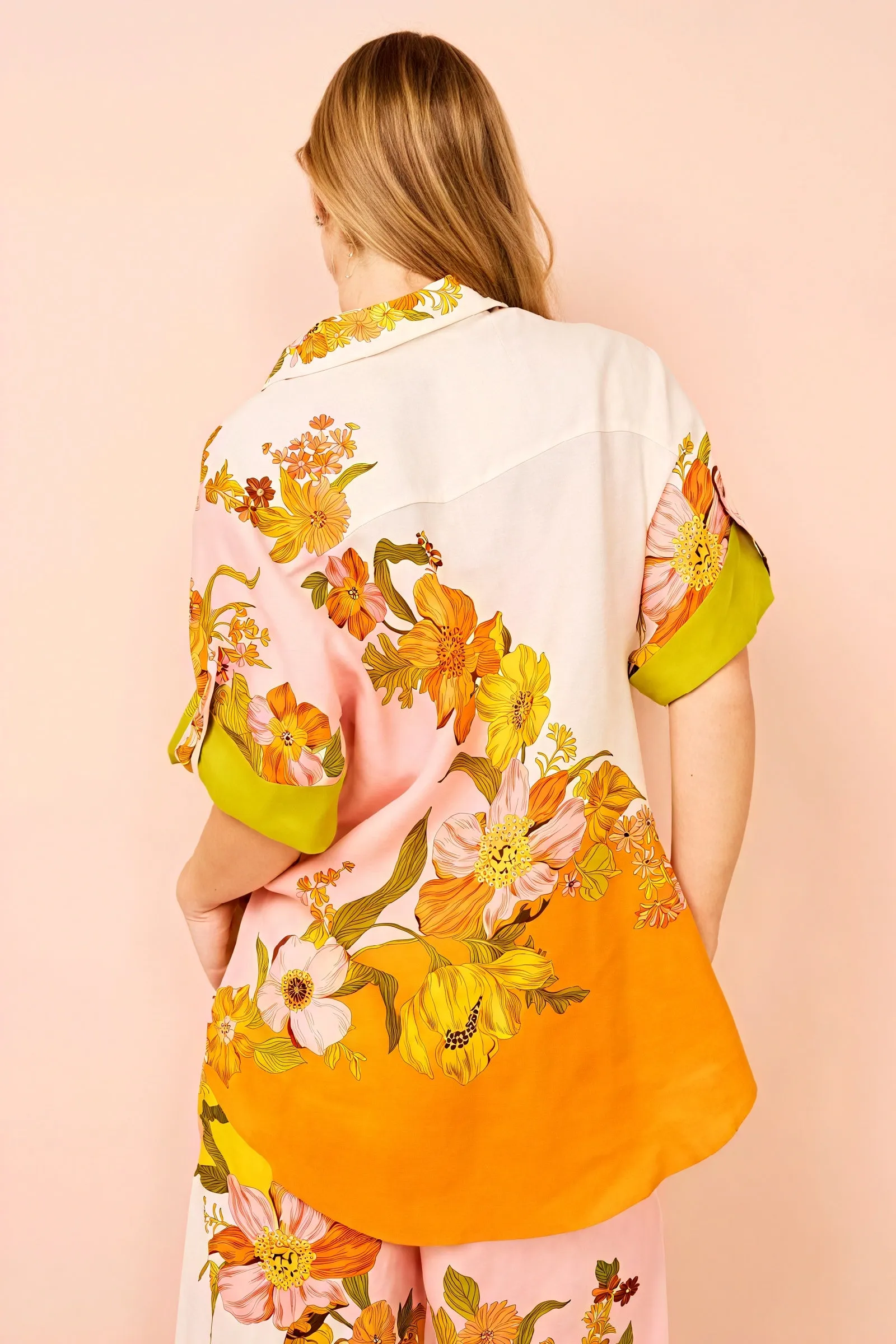 Floral Print Two-Piece Suit: Vacation Ready