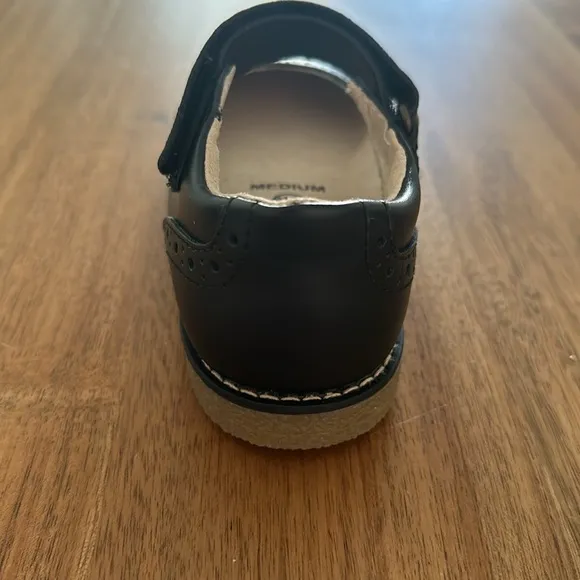 Footmates Lydia Mary Jane Sz 12.5 Black NWOT