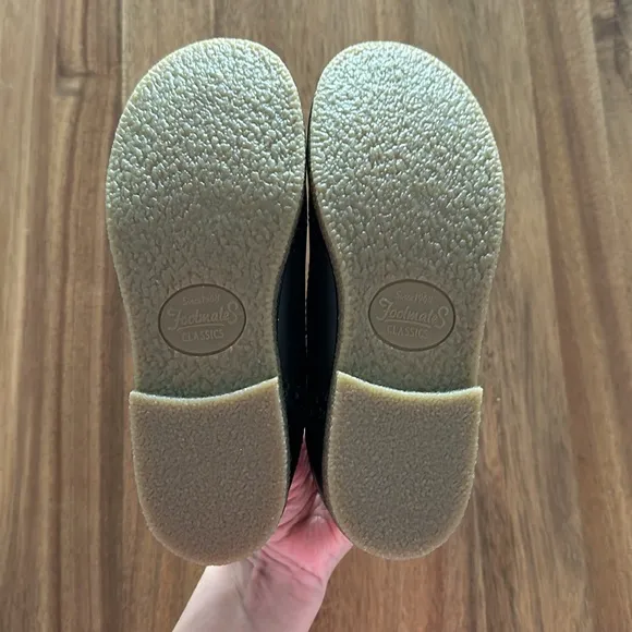 Footmates Lydia Mary Jane Sz 12.5 Black NWOT