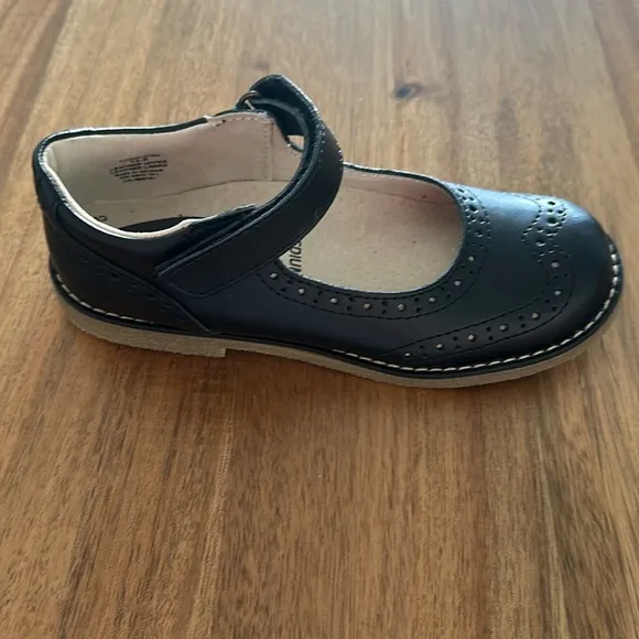 Footmates Lydia Mary Jane Sz 12.5 Black NWOT