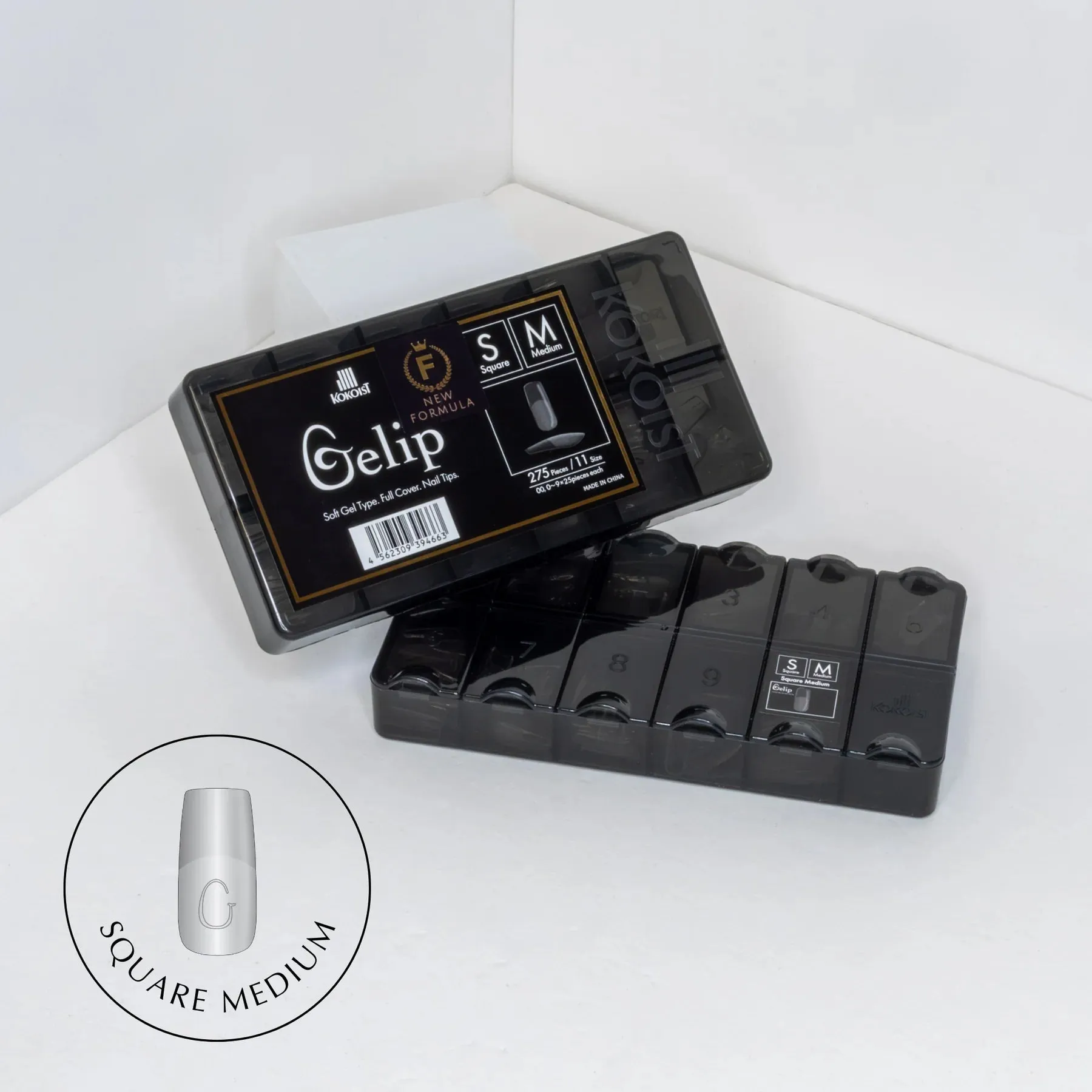 Gelip Extensions - Square Medium 275pc (NEW FORMULA)