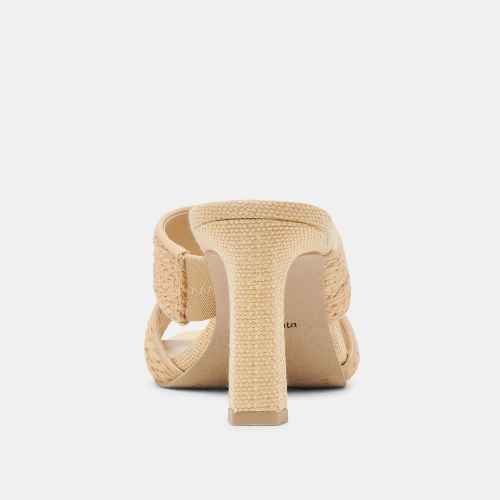 GITEL HEELS LT NATURAL RAFFIA